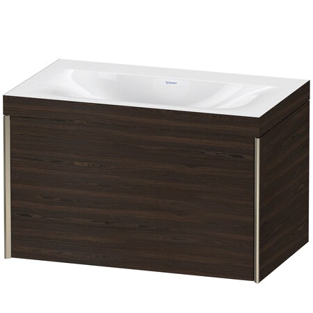 Duravit Xviu C-Bonded Set Wall-Mounted Brushed Walnut XV4610NB169C